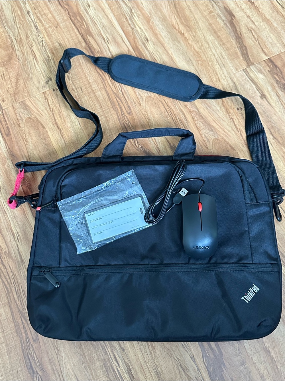 Lenovo Black ThinkPad Laptop Briefcase with Shoulder Strap